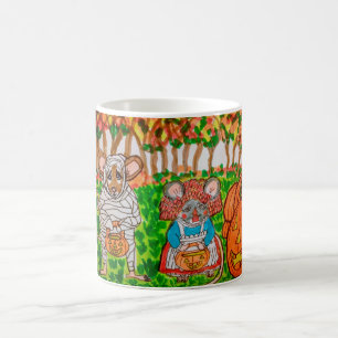 HALLOWEEN MÄUSE SÜßIGKEITEN ERBITTEN KAFFEETASSE