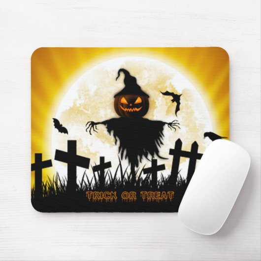 Halloween-Mauspad/Trick oder Treff Mousepad (Mit Mouse)