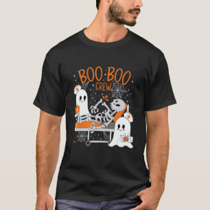 Halloween Medical Geist und Skelett Notfallversorg T-Shirt