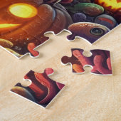 Halloween Meerjungpuzzle Puzzle (Seite)