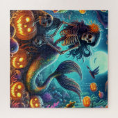 Halloween Meerjungpuzzle Puzzle (Horizontal)