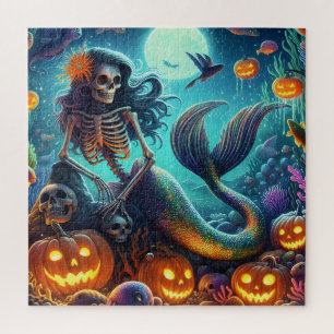 Halloween Meerjungpuzzle Puzzle