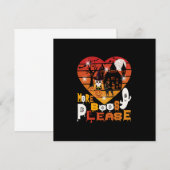 Halloween Mehr Boos bitte Einladung (Vorne/Hinten)