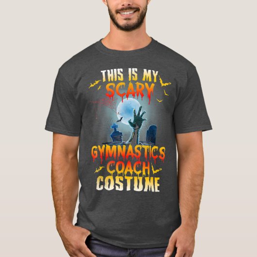 Halloween Mein Beängstigendes Gymnastikcoach T-Shirt (Vorderseite)