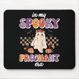 Halloween Meine Spooky schwangere Era Retro Ghost Mousepad