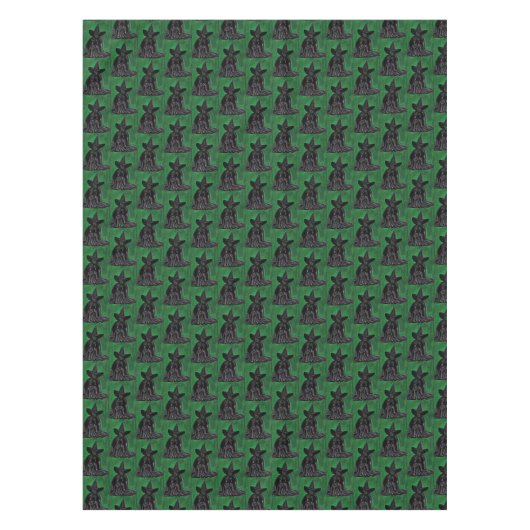 HALLOWEEN MELTING WITCH TISCHDECKE (Vorderseite)