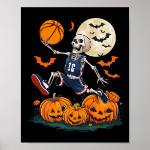 Halloween Men Boys Basketball 1 Poster