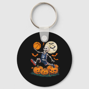 Halloween Men Boys Basketball 1 Schlüsselanhänger