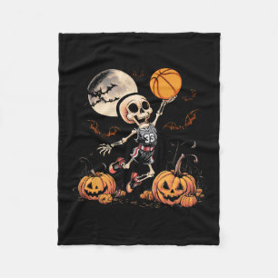 Halloween Men Boys Basketball spielen Fleecedecke