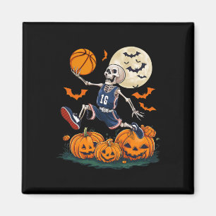Halloween Men Boys Basketball spielen Magnet