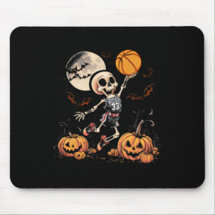 Halloween Men Boys Basketball spielen Mousepad