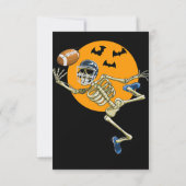 Halloween Men Boys Foot Einladung (Rückseite)