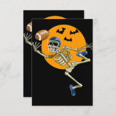 Halloween Men Boys Foot Einladung (Vorne/Hinten)