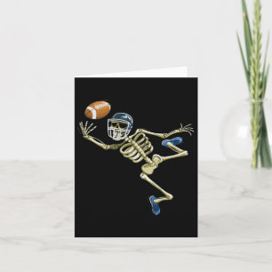 Halloween Men Boys Footll Skelett Karte