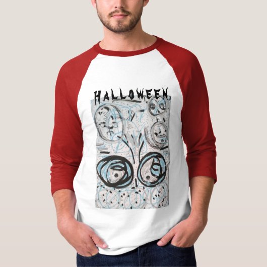 Halloween Men's langer Ärmel T-Shirt (Vorderseite)