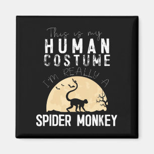 Halloween Mensch Spinne Affe Gruseliger Horror Magnet