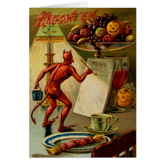 Halloween-Menü (Vorne)