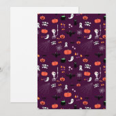 Halloween Menükarte (Vorne/Hinten)