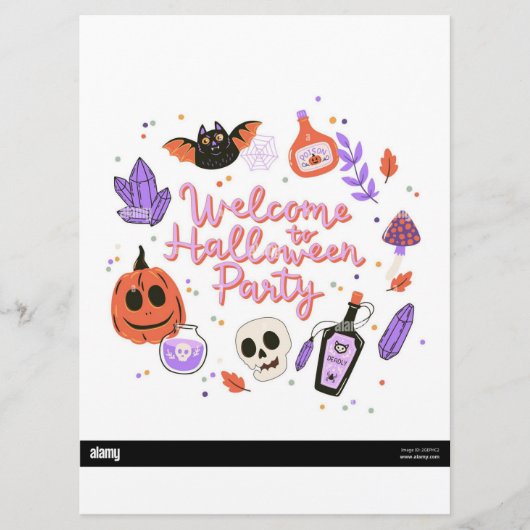 Halloween menus menükarte (Vorderseite)