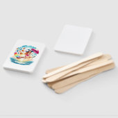 Halloween Mermaid Witch on Broom Fächer (Non-assembled)