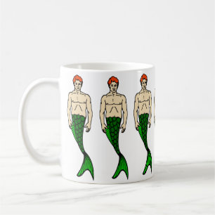 halloween merman lustige Meerjungfrau Kaffeetasse