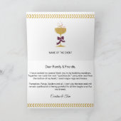 Halloween Message Gold Glitzer Skulls Vielen Dank Dankeskarte (Innenseite)