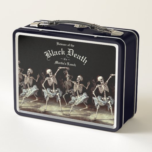 Halloween Metall Brotdose (Rückseite)