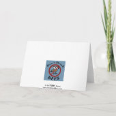 Halloween-Metapher-Gedicht-Karte - Kürbislaterne Karte (Rückseite)