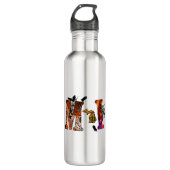 Halloween Michigan Edelstahlflasche (Vorderseite)