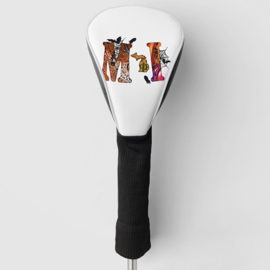 Halloween Michigan Golf Headcover (Vorderseite)
