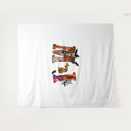 Halloween Michigan Wandteppich (Vorderseite (Horizontal))