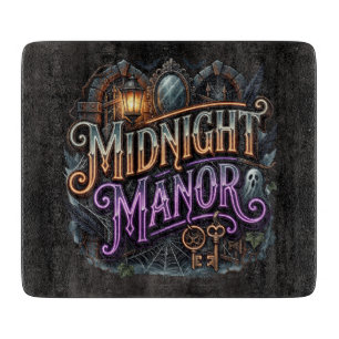 Halloween Midnight Manor Spukhaus Schneidebrett