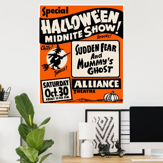 Halloween Midnite Show Poster (Heimbüro)