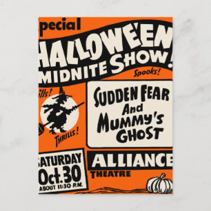 Halloween Midnite Show Postkarte