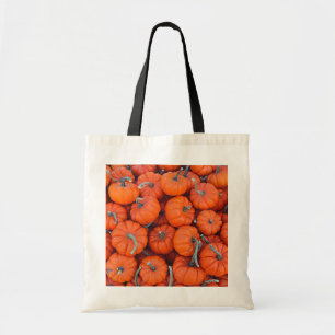 Halloween Mini Pumpkin Herbstmuster Foto Tragetasche