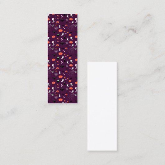 Halloween Mini Visitenkarte (Vorne/Hinten)