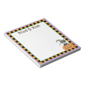 Halloween Miniature Schnauzer Notizblock (angewinkelt)