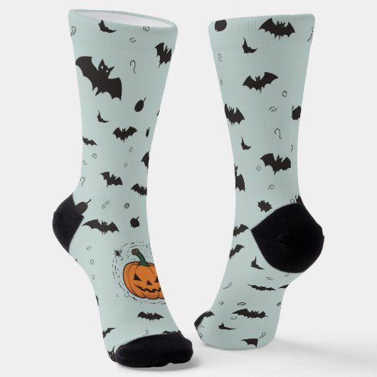Halloween Minzsocken Socken (Gewinkelt)