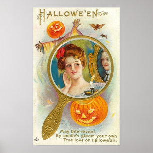 Halloween Mirror Poster