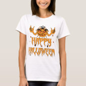 Halloween mit Corona-Virus  T-Shirt (Vorderseite)