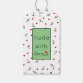 Halloween mit Liebe-Geschenkmarke Geschenkanhänger (Vorderseite)