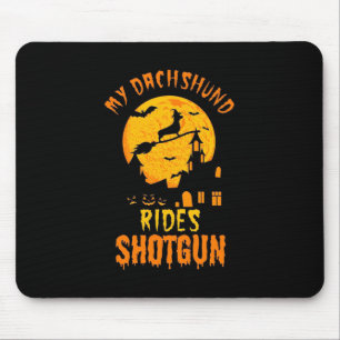 Halloween mit meiner Dackel Mousepad