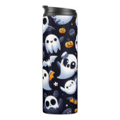 Halloween mit niedlichem Geist Thermosbecher (Nach rechts gedreht)