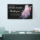 Halloween-Mitarbeiter - Danke Banner (Messeveranstaltung)