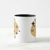 Halloween Mitte des Jahrhunderts BFTG-Kaffee-Tasse Tasse (Zentrum)