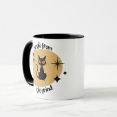 Halloween Mitte des Jahrhunderts BFTG-Kaffee-Tasse Tasse (Vorderseite Links)