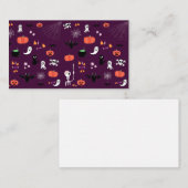 Halloween Mitteilungskarte (Vorne/Hinten)