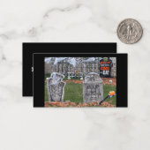 Halloween-Mitteilungskarten Mitteilungskarte (Vorderseite/Rückseite Beispiel)