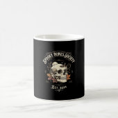 Halloween Mitternacht Knochen Garten Kaffeetasse (Mittel)