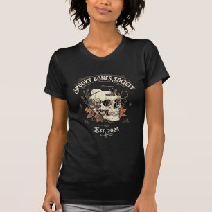 Halloween Mitternacht Knochen Garten T-Shirt